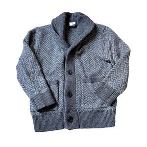 GAP Herringbone Shawl Collar Sweater
